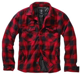 Brandit - Lumber Jacket red/black