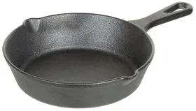 Bratpfanne, Gusseisen, Griff, Durchmesser ca. 20 cm