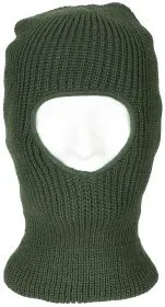Balaclava 1-Loch, oliv