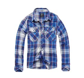 Brandit - Check Shirt Long Sleeve navy
