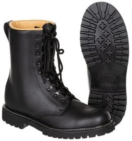 Kampfstiefel, Vollleder, gute Ausführung, schwarz